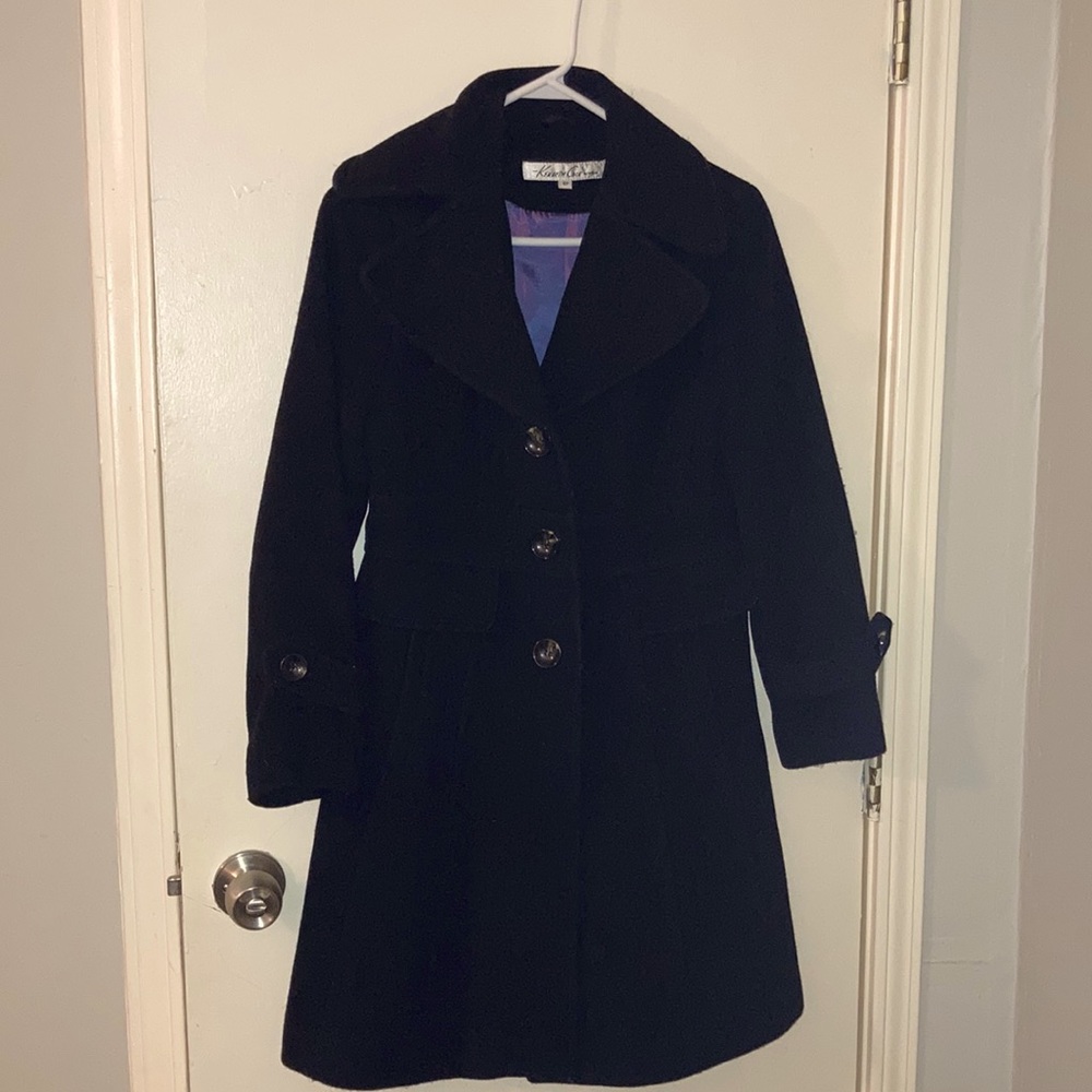 🚨LAST CALL🚨 Kenneth Cole Wool Pea Coat - Black - Size 4P